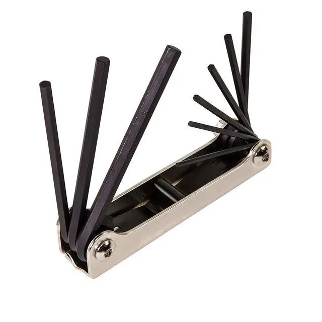 Alt view image 4 of 7 - 70591 Folding Hex Key Set, 9-Key, SAE Sizes