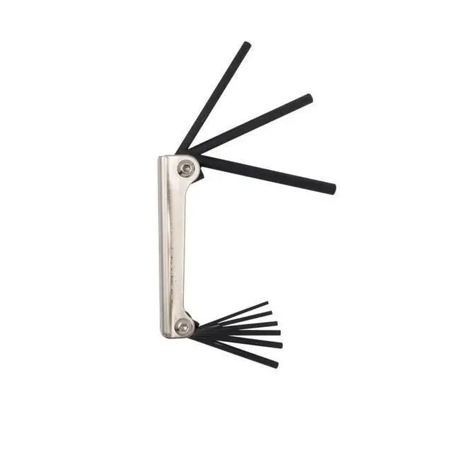 Alt view image 5 of 7 - 70591 Folding Hex Key Set, 9-Key, SAE Sizes