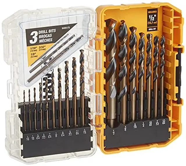 Main image of Black Oxide Drill Bit Set, 20-Piece (DW1177)