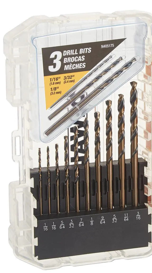 Alt view image 2 of 5 - Black Oxide Drill Bit Set, 20-Piece (DW1177)