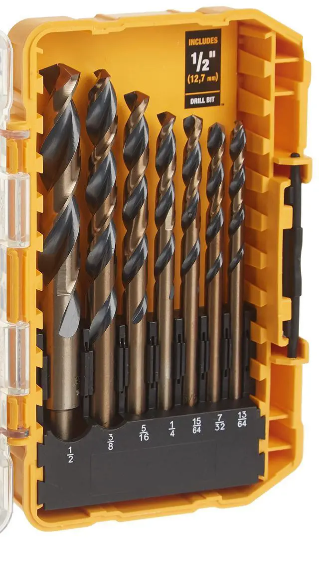 Alt view image 3 of 5 - Black Oxide Drill Bit Set, 20-Piece (DW1177)