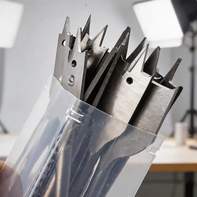 Alt view image 7 of 7 - 13-Piece Spade Drill Bit Sets, Alloy Steel Paddle Flat Bit with Shank, Flat Wood Hole Cutter Fit for Woodworking, Assorted Bits with Nylon Storage Pouch, 1/4" to 1-1/2"