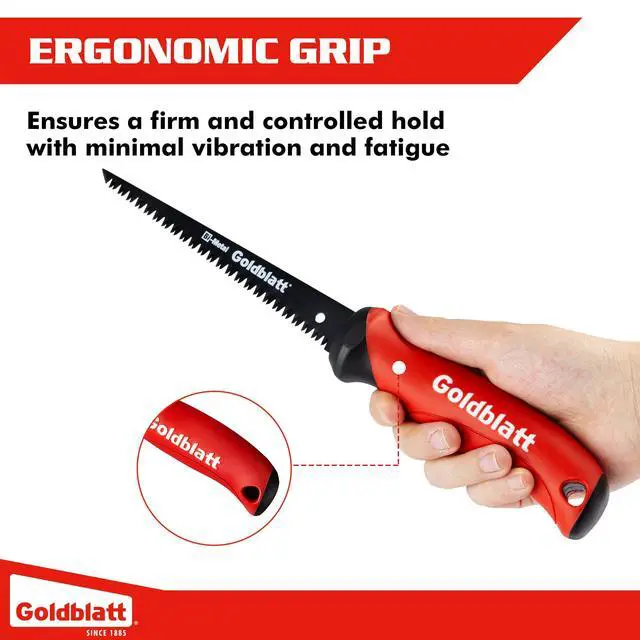 Alt view image 6 of 7 - Drywall Saw 6-Inch Jab Saw for Wallboard, Drywall, Plywood, PVC