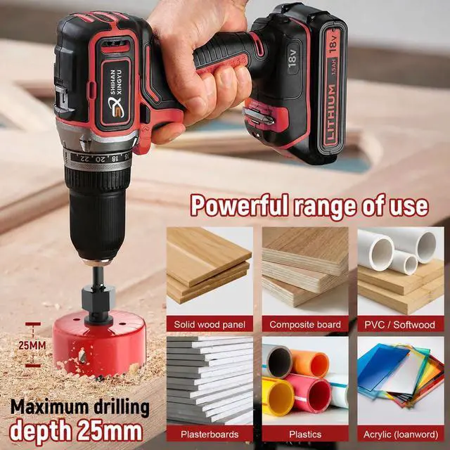 Alt view image 5 of 7 - 7-Piece Hole Saw Kit with Mandrel for Softwood and PVC