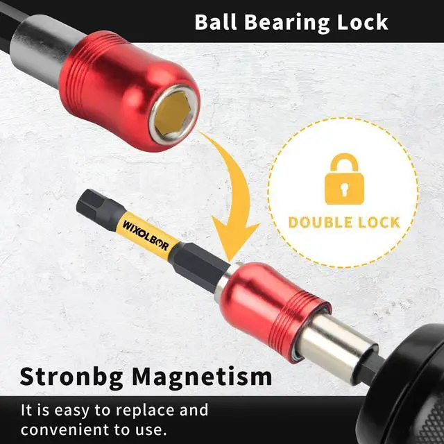 Alt view image 5 of 6 - 23PCS 2 Inch Allen Wrench Drill Bit Set, Magnetic Hex Bits