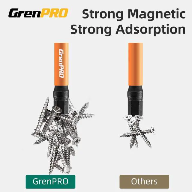 Alt view image 3 of 6 - Allen Wrench Drill Bit Set 22pc Hex Bit Set, Impact Driver Bit Set, Screwdriver Bit Set, Allen Wrenches Sets, Allen Socket Set, 2" Long Metric&SAE 1/4" Hex Shank Magnetic Allen Key Drill Bits