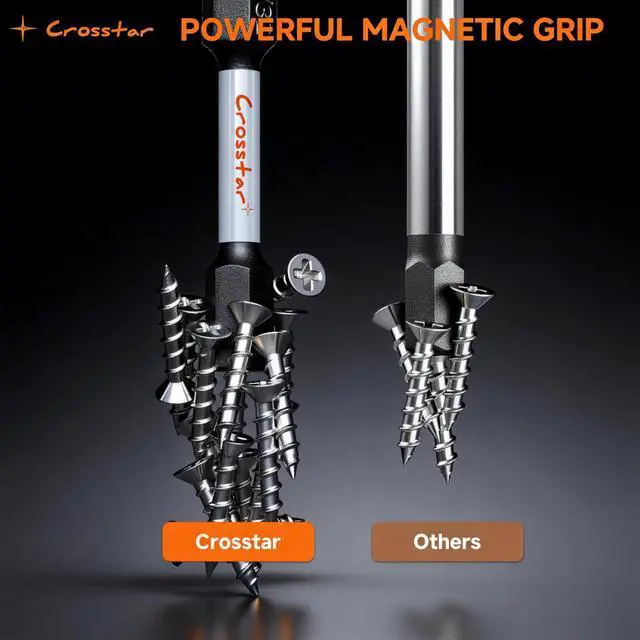 Alt view image 3 of 7 - 2-Inch Compact Hex Bit Set 10PCS Metric - Short Impact Allen Wrench Drill Bits, S2 Steel 1/4" Hex-Shank, CNC Machined Tips with Storage Case & Carabiner Clip