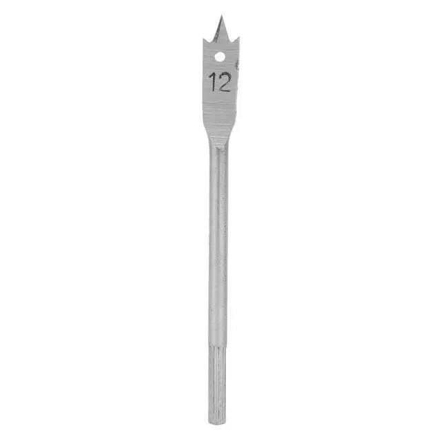 Alt view image 6 of 7 - 4Pcs Spade Drill Bit Set, 1/2 inch High Carbon Steel Paddle Flat Bits Set Spade Bit with Quick Change Hex Shank for Hole Cutter Woodworking