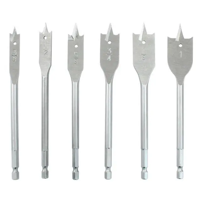 Alt view image 2 of 5 - 6pcs Spade Drill Bits