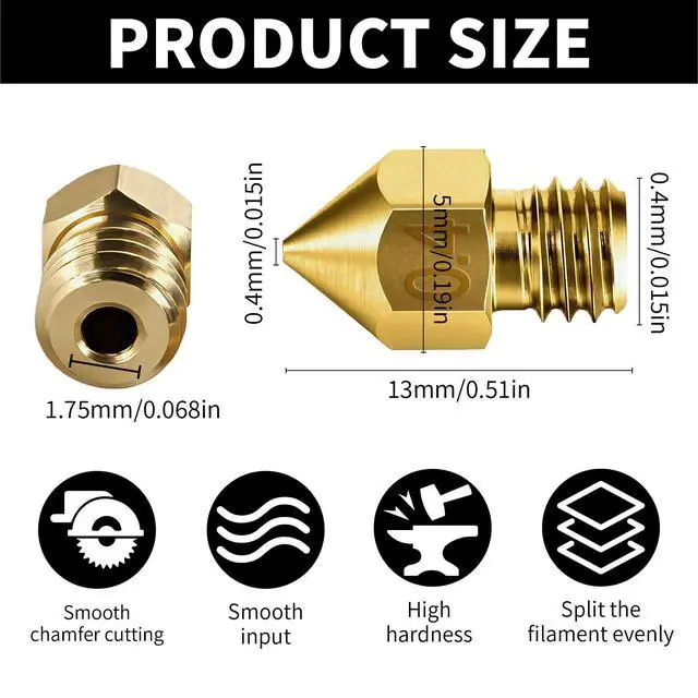 Alt view image 3 of 7 - 3D Printer Nozzle Cleaning Kit, 28Pcs 3D Printing Tool Kit Includes 10 Needle Cleaner Tools with Storage Box, 10 0.4mm Nozzles, 1 Tweezer, 3 Brushes, 1 L-Shaped Wrench, 2 Removal Scrapers