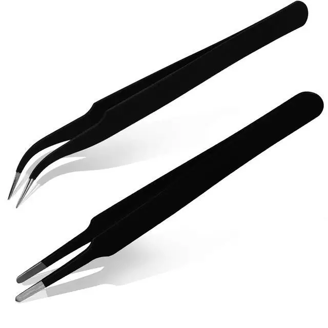 Alt view image 3 of 7 - 33 Pcs 3D Printer Nozzle Cleaning Tools Kit 30 Pcs 0.15mm, 0.25mm, 0.35mm, 0.4mm, 0.5mm Cleaning Needles 2 Pcs Tweezers and 1 Pc Cleaning Cloth
