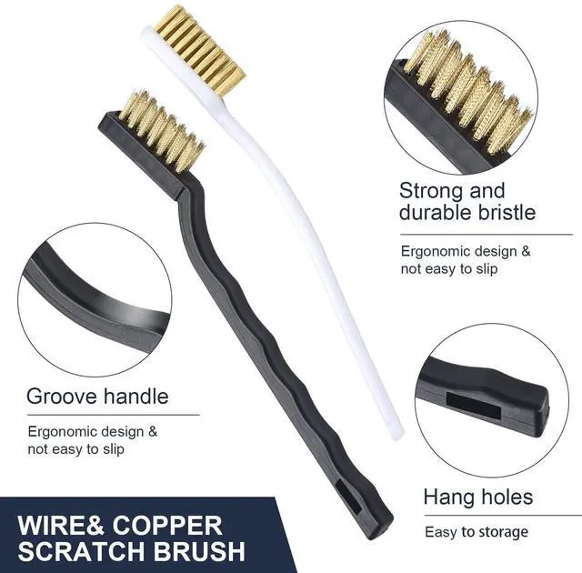 Alt view image 3 of 7 - Complete 26-Piece 3D Printer Nozzle Wrench Maintenance Kit: Includes 20 Cleaning Pins with Storage Box, 2 Tweezers, 2 Copper Wire Brushes, 2 L-Shaped Wrench Tools for Optimal 3D Printing Performance