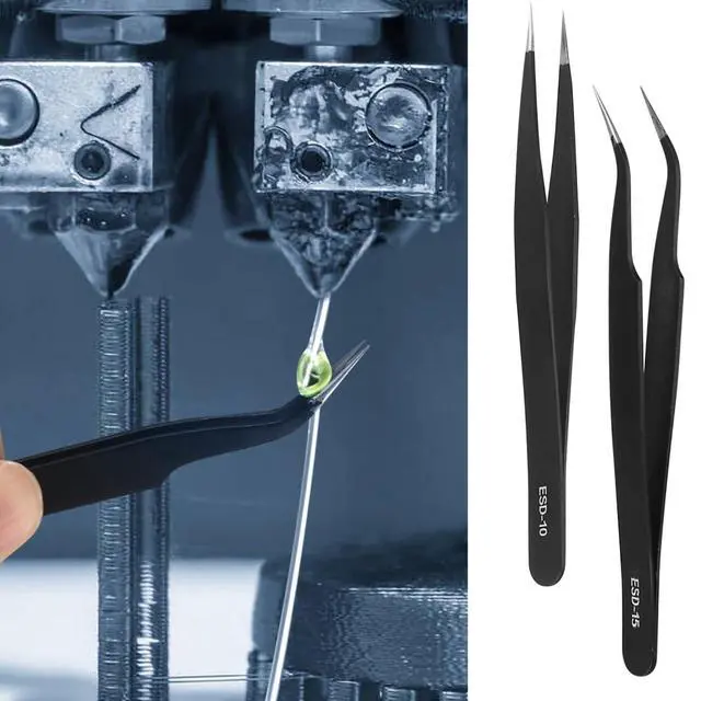 Alt view image 6 of 7 - 48-Piece 3D Printer Nozzle Cleaning Kit - 8-Size Stainless Steel Needles (0.15-0.8mm), Tweezers & Copper Brushes for Ender 3, Creality, Anycubic | Unclog Tool Kit with Storage Box