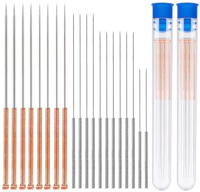 Main image of 20Pcs 3D Printer Nozzle Cleaning Kit Needles, Stainless Steel Nozzle Unclogger No Clogger Welding Tip Cleaner Tools Accessories for Drills, (0.15, 0.2, 0.25, 0.3, 0.35, 0.4, 0.5, 0.6, 0.8, 1.0mm)