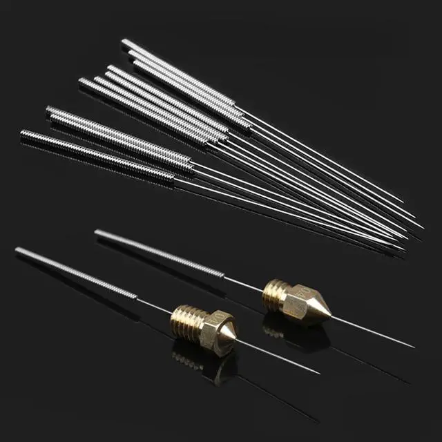 Alt view image 3 of 6 - 3D Printer Nozzle Cleaning Kit 60 Pcs 0.4 mm Nozzle Cleaner 3D Printer, Stainless Steel 3D Printer Nozzle Cleaning Needles Clog Cleaner 3D Printer Accessories