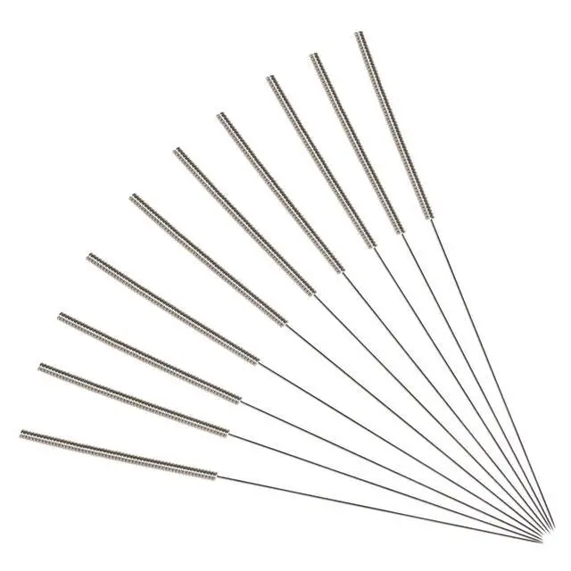 Alt view image 5 of 7 - 12 Pcs 3D Printer Nozzle Cleaning Kit - 10 Pcs 0.4mm Needles Cleaner and 1 Pcs Tweezers Cleaner, Stainless Steel Nozzle Cleaning Tool Kit