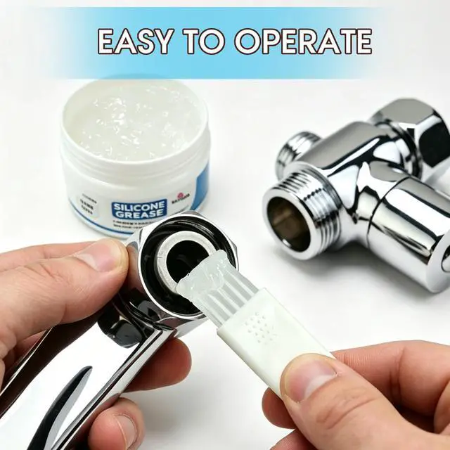 Alt view image 3 of 4 - Silicone Grease for O-Rings and Valves, Food Grade, Sealing, Lubricating, Waterproof, 3.5 oz (Silicone Grease 100g)