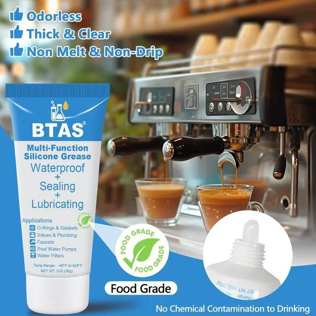 Alt view image 7 of 7 - Plumbers Silicone Grease Food Grade for Faucet O Ring Valve Rubber Pool Pump Lubricant Sealing Waterproof 1 oz 1 Pcs