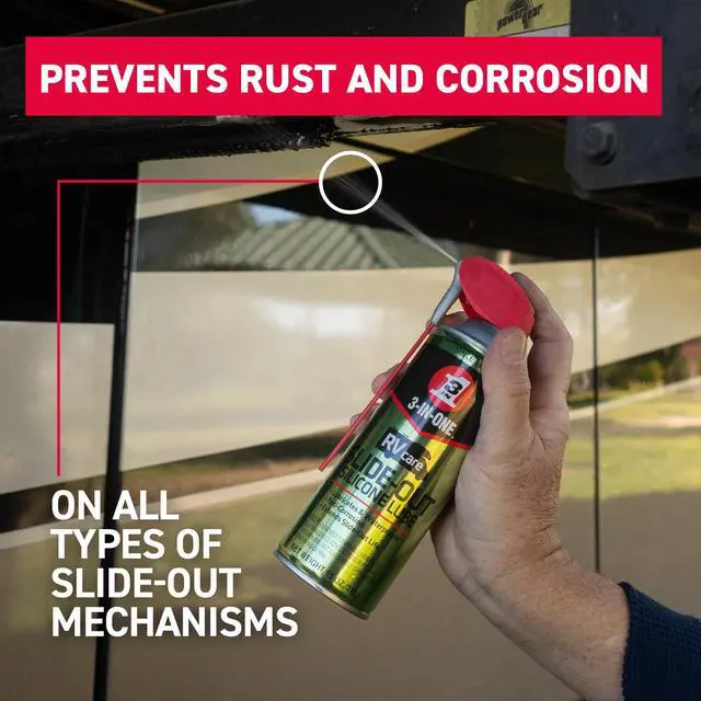 Alt view image 4 of 7 - RVcare Slide-Out Silicone Lube with Smart Straw Sprays 2 Ways, 11 OZ