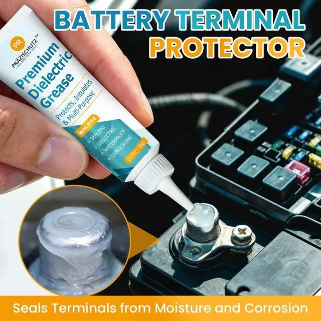 Alt view image 3 of 7 - Dielectric Grease for Electrical Connections, Insulating & Waterproof Silicone Grease for Switches, Plugs, Battery Terminals, Automotive & Marine Use, Prevents Corrosion(20g)