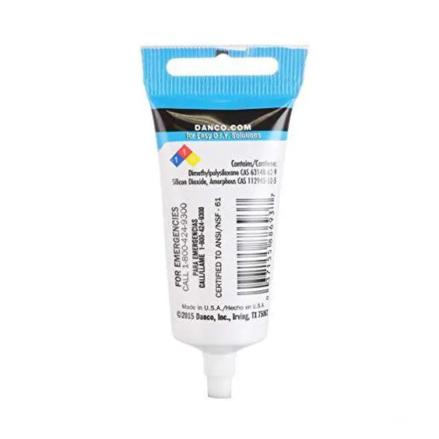 Alt view image 4 of 7 - (88693) Waterproof Silicone Faucet Grease for O-Rings, Silicone Lubricant, Sealant Grease for Plumbers Leaky Faucet, 0.5 oz., 1-Pack