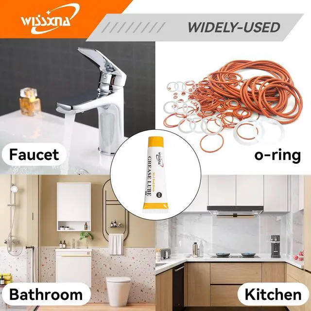 Alt view image 7 of 7 - Silicone Grease, Food Grade Sanitary Lubricant, Machine Lube, Prevent Valves and O-Rings from Sticking, 10 Gram Tube Silicone Grease Combination (2 Tubes)