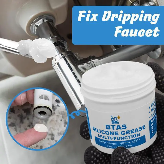 Alt view image 4 of 7 - Plumber Faucet Pool Silicone Grease,O Ring Filter Rubber Gasket Lubricant Food Grade 5 oz