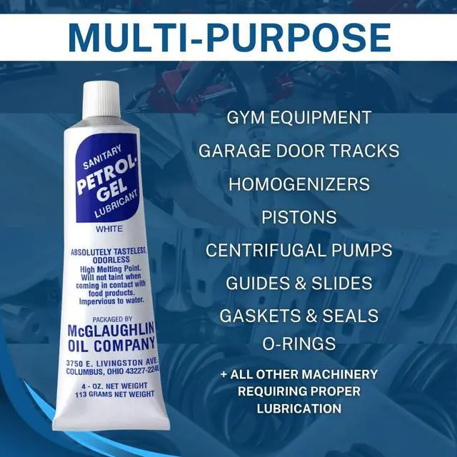 Alt view image 4 of 6 - Gel Food Grade Equipment Lubricant NSF - Premium Mineral Oil for Food Grade Grease Applications, Commercial Multipurpose - Pack of 2