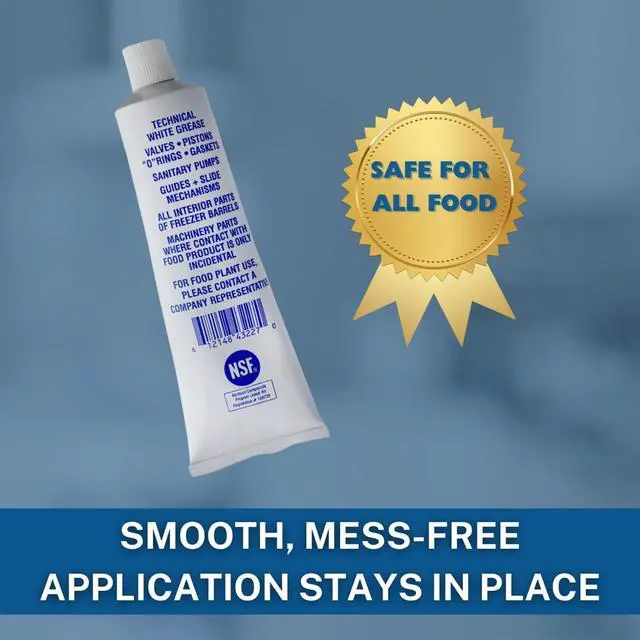 Alt view image 5 of 6 - Gel Food Grade Equipment Lubricant NSF - Premium Mineral Oil for Food Grade Grease Applications, Commercial Multipurpose - Pack of 2