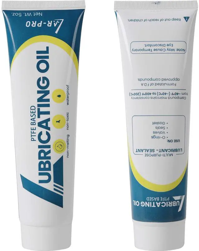 Main image of (2-Pack) 5oz General-Purpose Swimming Pool O-Ring Lubricant, Long-Lasting Lube for Pool O-Rings and Gaskets - Industry Standard Teflon-Based Lubricant and Sealant