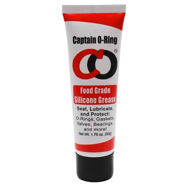 Alt view image 6 of 6 - NSF Food Grade Silicone Lubricant Grease for O-Rings, Seals, Gaskets, Pumps, Pool Spa, Plumbing, Faucets, Valves, More (1.76oz, 50g)