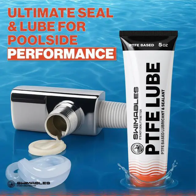 Alt view image 5 of 7 - PTFE Lube 5oz - PFAS-Free Food-Grade Ceramic PTFE Grease for Pool Equipment, Plumbing Fixtures, RV Toilets, Marine Systems & Machinery - Waterproof Long-Lasting Multipurpose Grease - 1 Pack