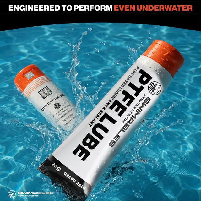 Alt view image 3 of 7 - PTFE Lube 5oz - PFAS-Free Food-Grade Ceramic PTFE Grease for Pool Equipment, Plumbing Fixtures, RV Toilets, Marine Systems & Machinery - Waterproof Long-Lasting Multipurpose Grease - 1 Pack