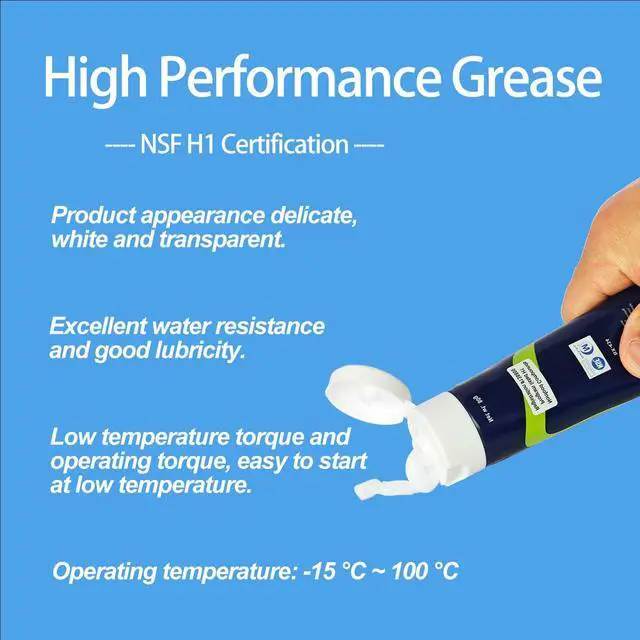 Alt view image 3 of 5 - BX Food Grade Grease 2.8 oz 1 Pack Water-Resistant Lubricant for Food Machinery, Ice Cream Makers, Kitchen Appliances, Plumbing Valves & O-Rings (-15°C to 100°C)