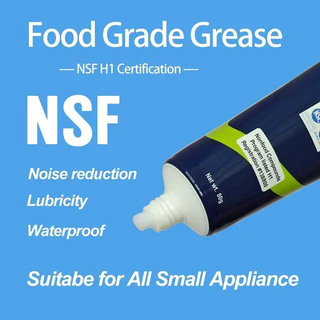 Alt view image 2 of 5 - BX Food Grade Grease 2.8 oz 1 Pack Water-Resistant Lubricant for Food Machinery, Ice Cream Makers, Kitchen Appliances, Plumbing Valves & O-Rings (-15°C to 100°C)