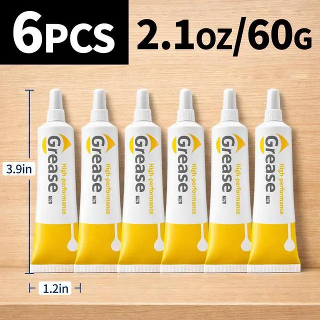 Alt view image 2 of 6 - 2oz Silicone Grease Lubricant for O-Rings, Plumbing, Faucet, Waterproof Multi-Purpose Silicone Grease for Rubber Seals, Gaskets, Water Filter, Pool Equipment, Appliance Maintenance