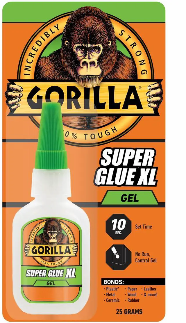 Main image of Super Glue Gel XL, Clear 25g (Pack of 1) - FastSetting, NoDrip Control for Precise AllPurpose Repairs