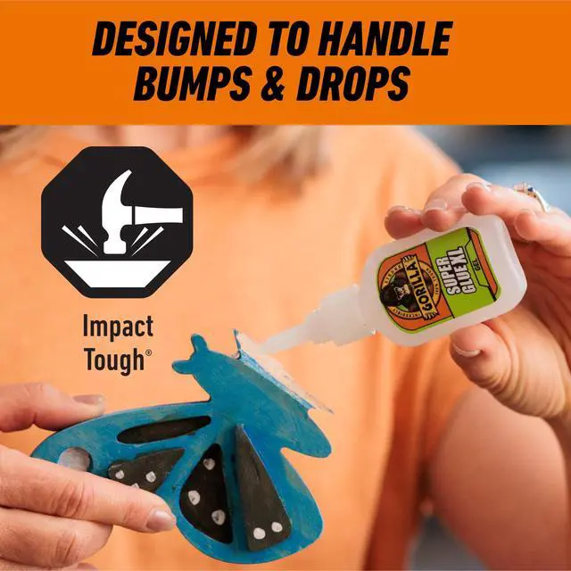 Alt view image 5 of 7 - Super Glue Gel XL, Clear 25g (Pack of 1) - FastSetting, NoDrip Control for Precise AllPurpose Repairs