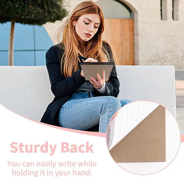 Alt view image 6 of 7 - Legal Pads 5" X 8", 6 Pack Colored Note Pads,College Ruled Lined Paper Pads