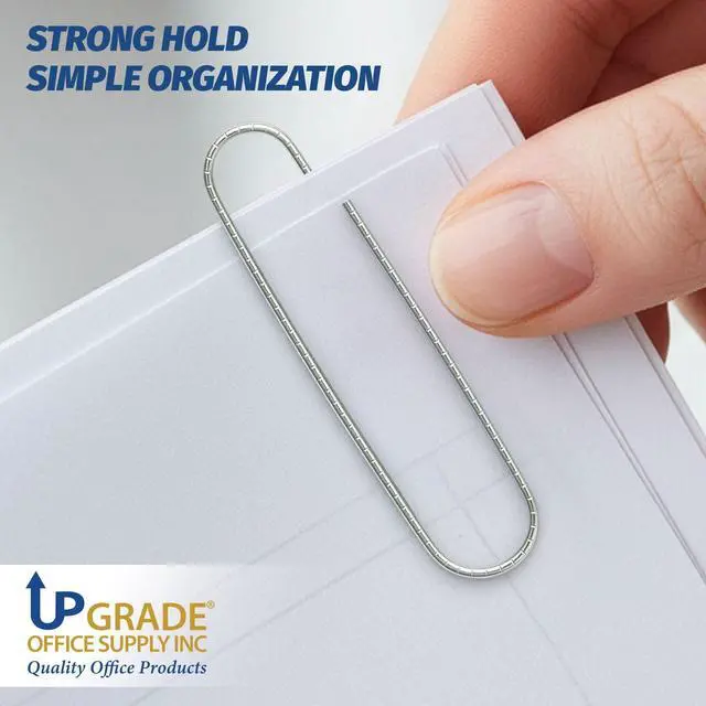 Alt view image 5 of 7 - Jumbo Paper Clips, 300 Count, 3 Boxes of 100, Made in USA