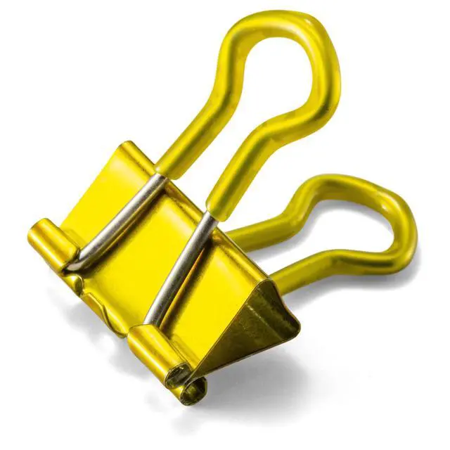 Alt view image 6 of 7 - Easy Grip Binder Clips, Metallic, Small, Pack of 24