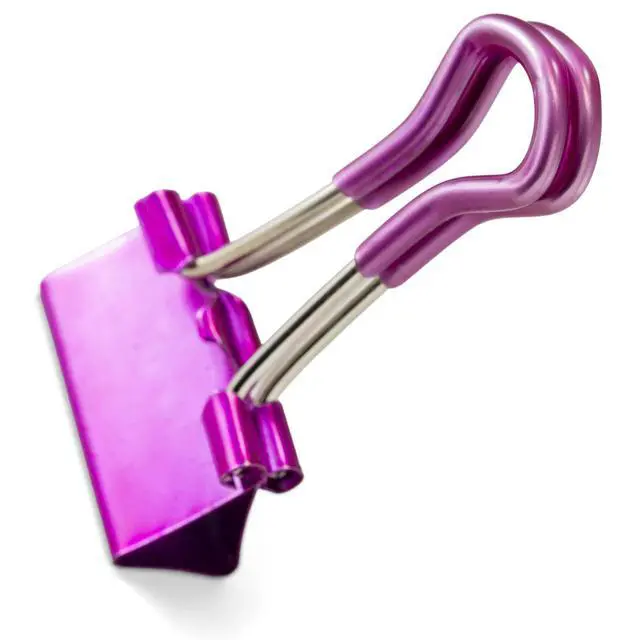 Alt view image 5 of 7 - Easy Grip Binder Clips, Metallic, Small, Pack of 24