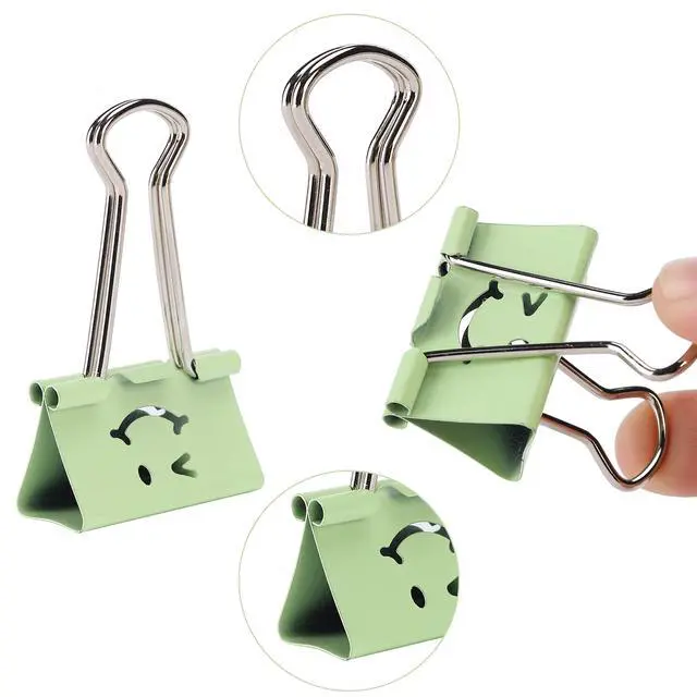 Alt view image 7 of 7 - Cute Binder Clips, 80 pcs, Assorted Sizes