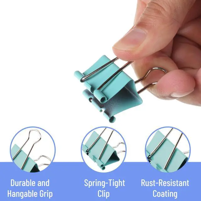 Alt view image 4 of 7 - Binder Clips, 1.25 inch, 25 Pack