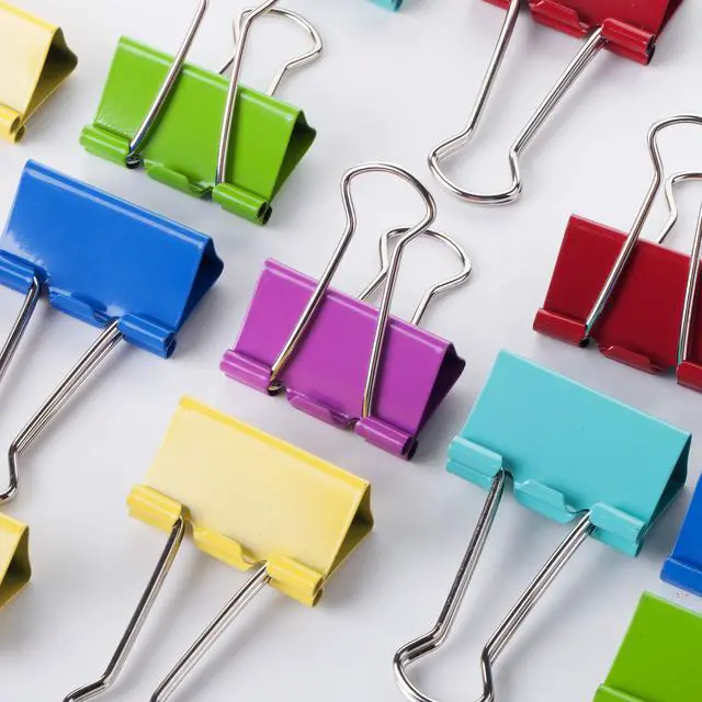 Alt view image 6 of 7 - Binder Clips, 1.25 inch, 25 Pack