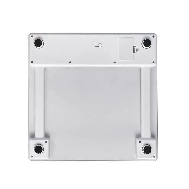 Alt view image 3 of 4 - Body Composition Scale for Body Weight, Fat, Water and Muscle Mass - Digital Bathroom Scale with BMI, 8 User Memory, Accu-Glo Backlit Display, 440 lb Capacity, White Glass