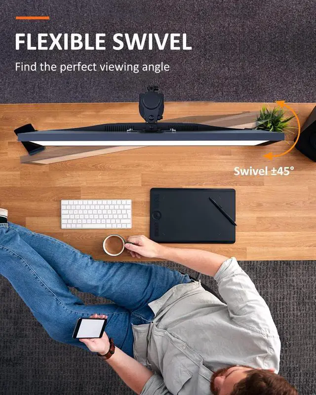 Alt view image 5 of 7 - Single Monitor Mount, Adjustable Monitor Arm Desk Mount Stand for 1 / One Screen up to 32 inch Screen(MD9401)