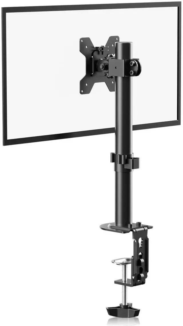 Main image of Single Fully Adjustable Monitor Arm Stand Mount Fits One Screen 13-32 inch 22lbs for Monitor Computer Screen 13 15 17 19 20 22 23 24 26 27 30 32 inch VESA 75 100 (MD7401)