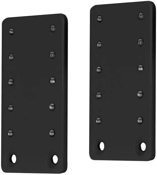 Main image of Steel Height Adjustment Kit Brackets for Computer Keyboard and Mouse Trays, Fits MOUNT-KB05A, MOUNT-KB05D, MOUNT-KB05E, and More, Black, MOUNT-KB5SP