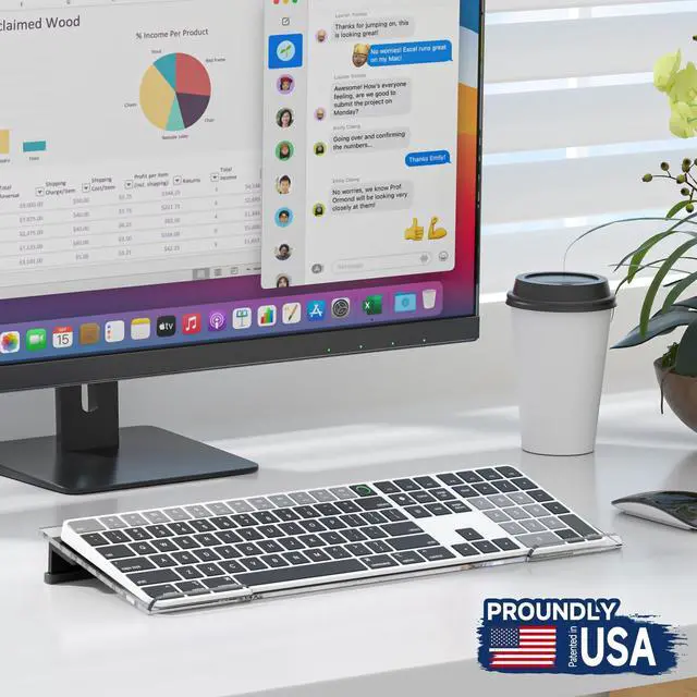 Alt view image 2 of 7 - Ergonomic Computer Keyboard Stand - Adjustable Keyboard Riser Tilt Clear and Black Acrylic Keyboard Tray Non-Slip Elevated Typing Key Board Holder Lift for Home Office Desk Accessories